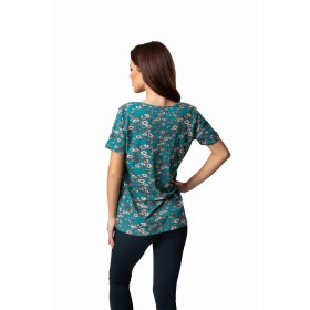 Многоцветна дамска блуза от бамбук